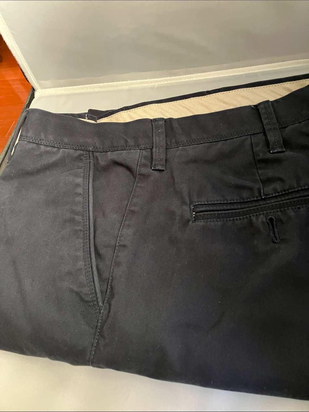 Men's Black Casual Chino Pants